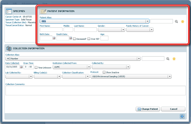 patientinformationchangepatient