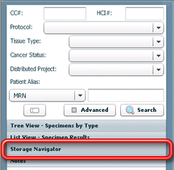 storagenavigatorselection
